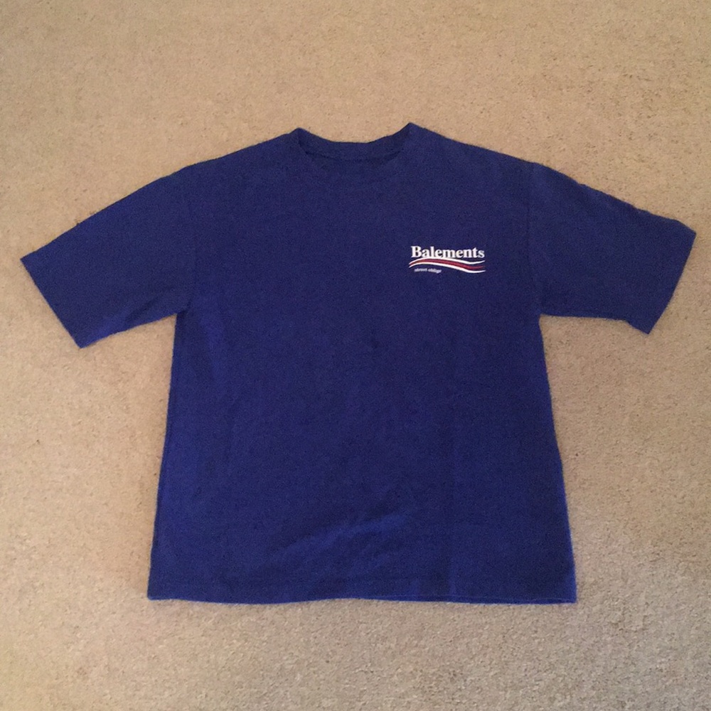 Balenciaga & Vetements parody t shirt